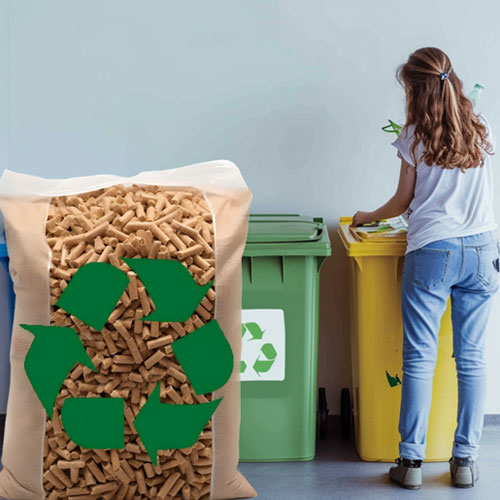 Recyclage des sacs de pellets : que faire avec les emballages vides ?