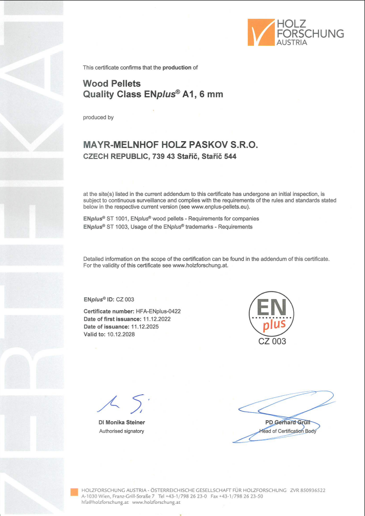 Brochure ENplusA1 # CZ 003